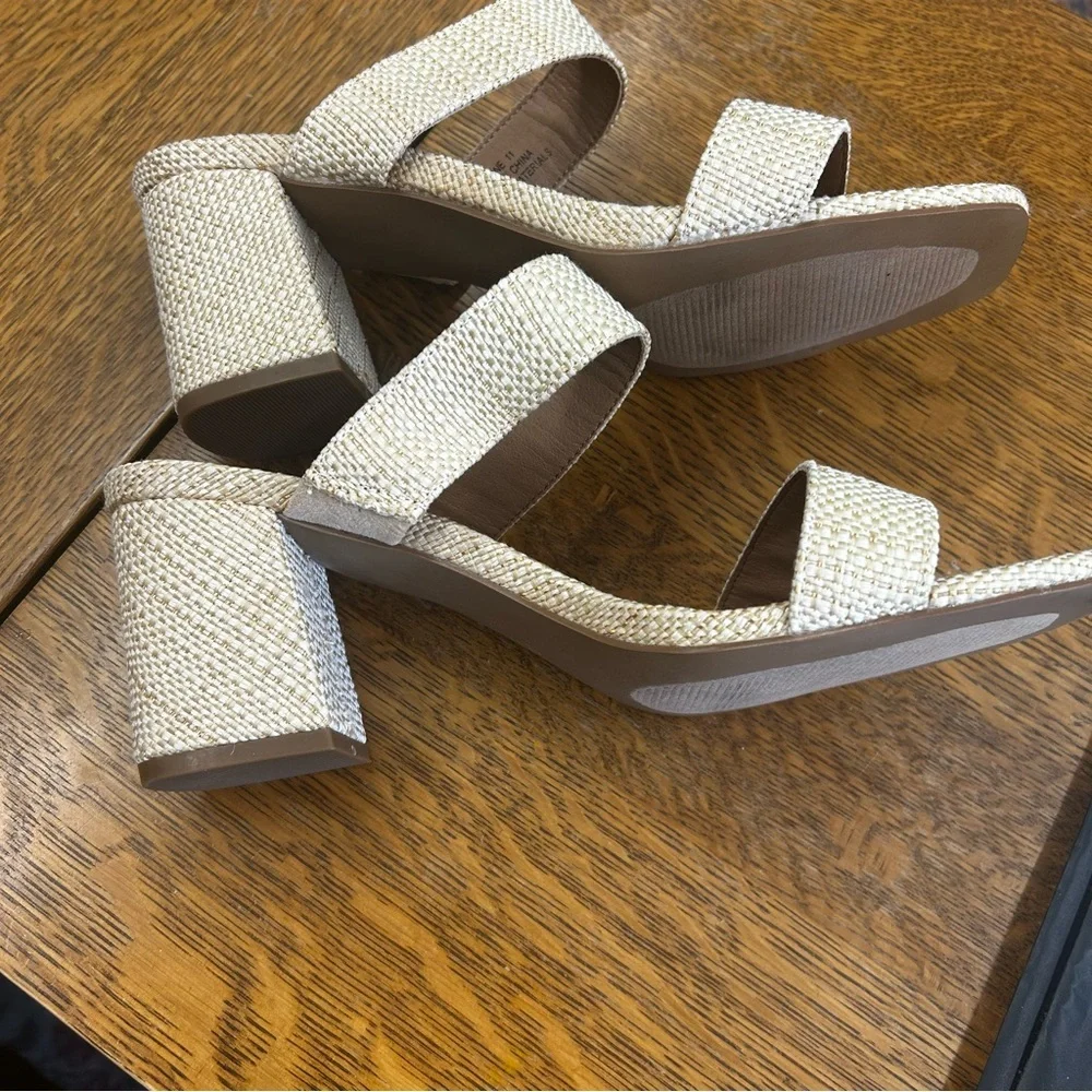 NWOB Hey Girl by Corkys Divine Women’s Slip-on Sandals Raffia Sz 11 Beachy Boho